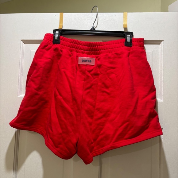 PARKE Back to School Collection Set - Apple Red Sweatshirt and Shorts - Picture 11 of 15